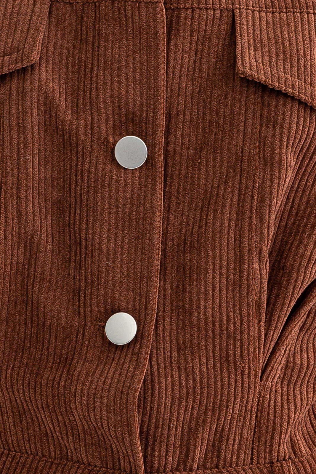 Short Sleeve Corduroy Romper