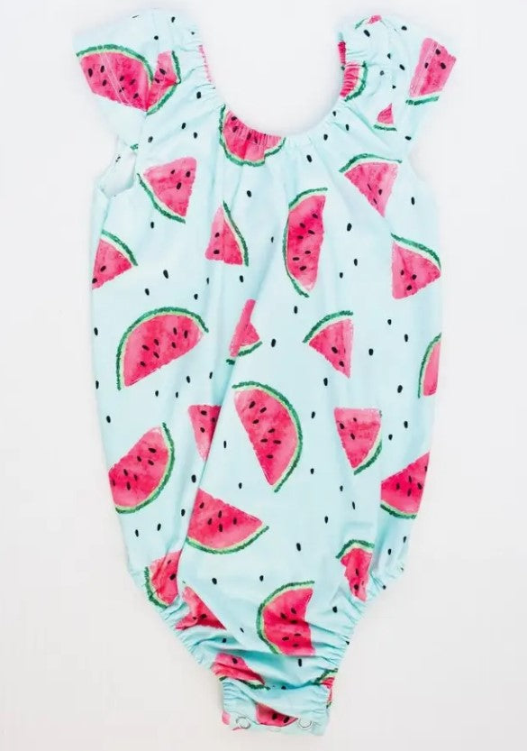 Watermelon Cap Sleeve Bodysuit