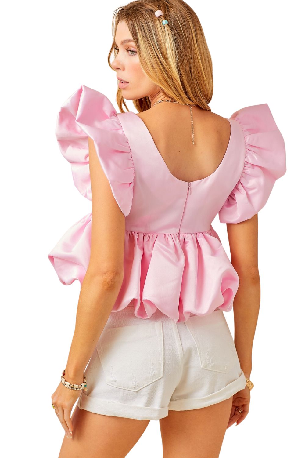 Ruffle Babydoll Top