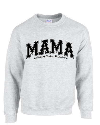 Personalized Mama Sweatshirt